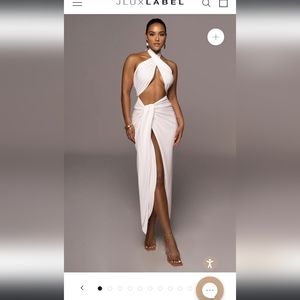 XL JLUXLABEL White Sahara Dress